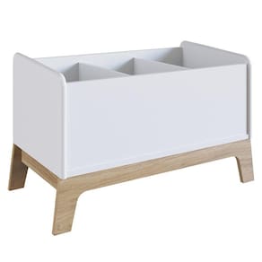 Caixa Organizadora De Brinquedos 3 Nichos 74Cm 010 Branco - Completa Móveis