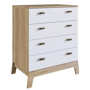 Cômoda Infantil 4 Gavetas 71cm 003 Itapuã/Branco - Completa Móveis