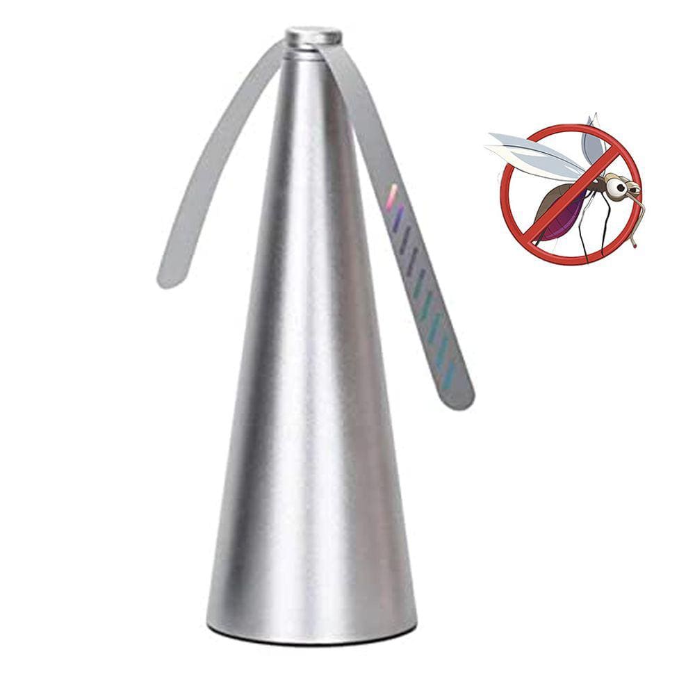 Repelente Ventilador Espanta Moscas Inseto Mosquito Dengue Mesa Jardim Quintal Portatil