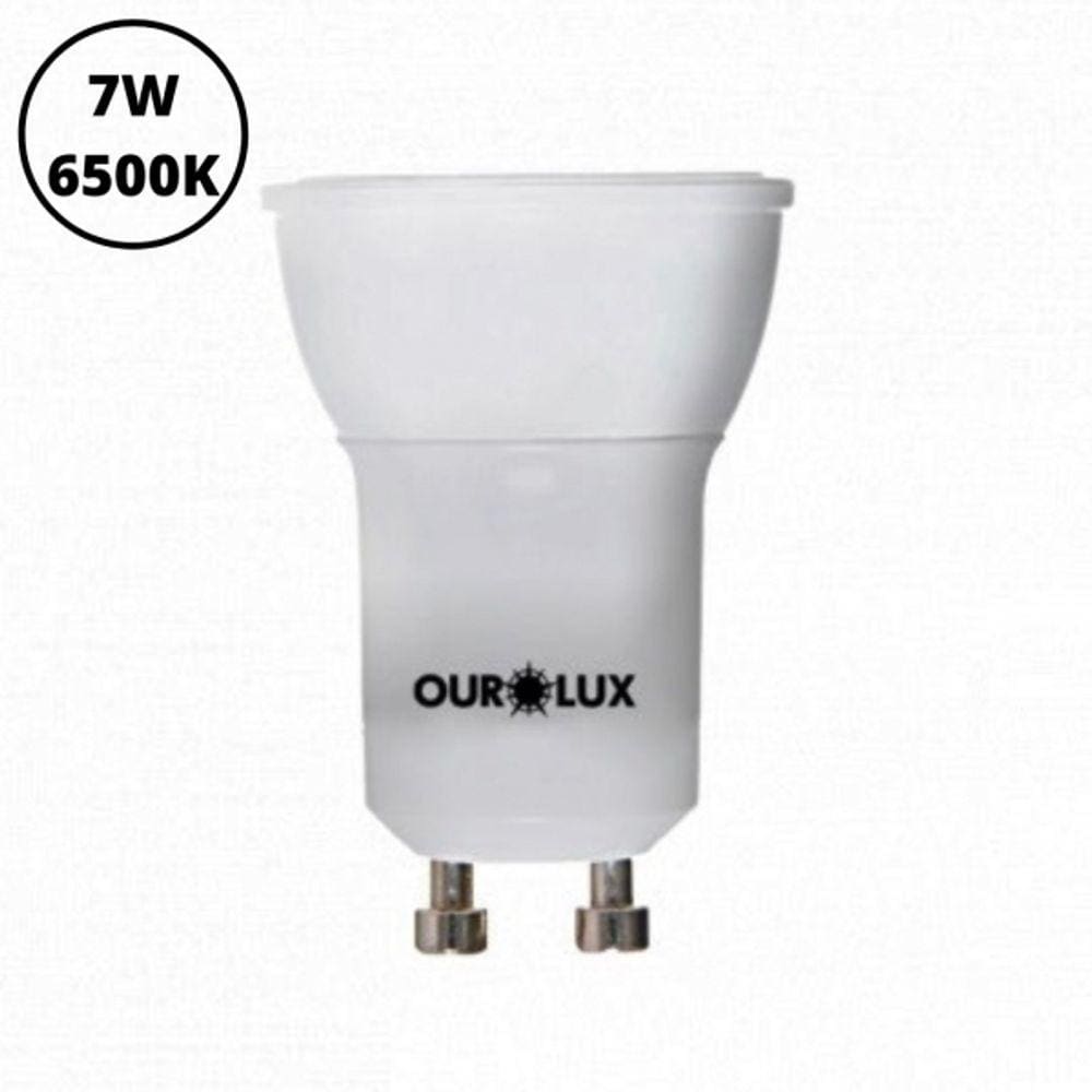Lamp Dicroica Mr16 Led 7W Biv Gu10 6500K Ourolux 20082