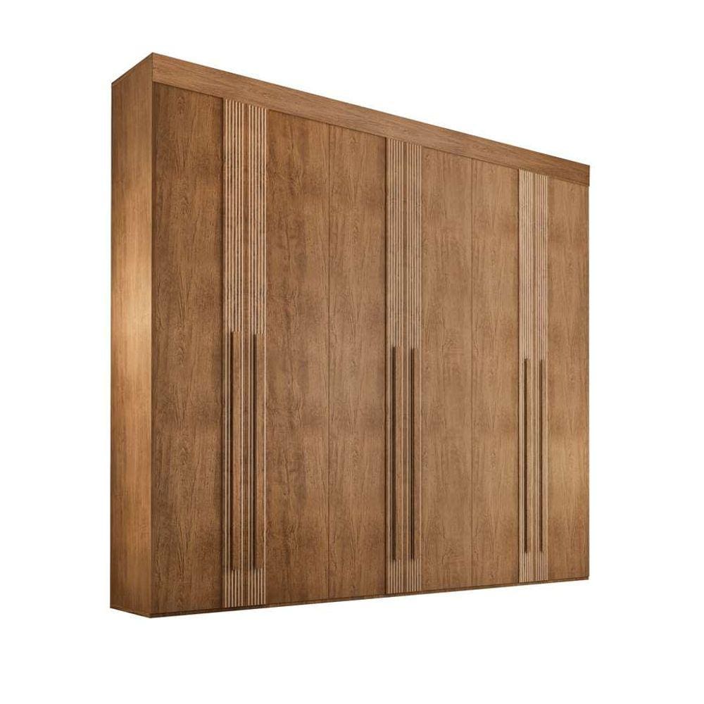 Guarda-roupa casal lucca premium 6 pt imbuia