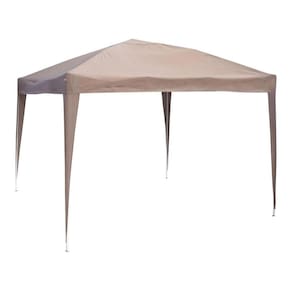 Tenda Gazebo Dobrável 3x3m Poliéster Metal - Bege
