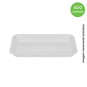 Bandeja de Isopor Rasa 02 Bom Apetite com 400 unidades