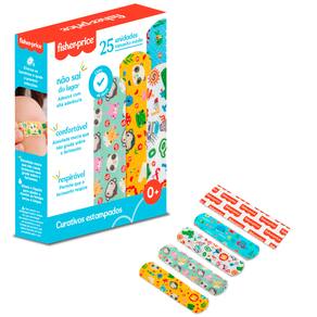Curativo Infantil Estampado Fisher Price com 25 Unidades