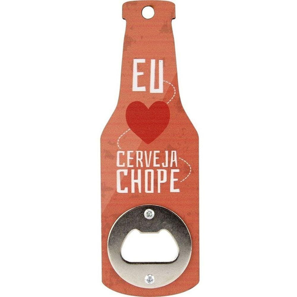 Abridor Garrafa Mdf Magnético Forma Formato Garrafas Cerveja