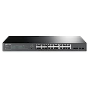 Switch 24 Portas TP-Link TL-SG2428P - 24 Portas Gigabit PoE - 4 Portas SFP - Gerenciável - JetStream