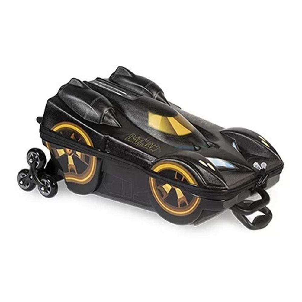 Mala Mochila Escolar Infantil Rodas Batman Beware Maxtoy