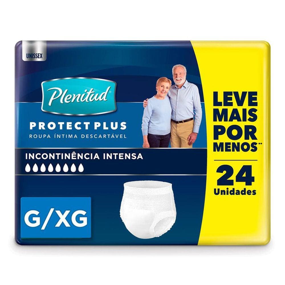 Roupa Íntima Plenitud Protect Plus G/XG 24 Unidades