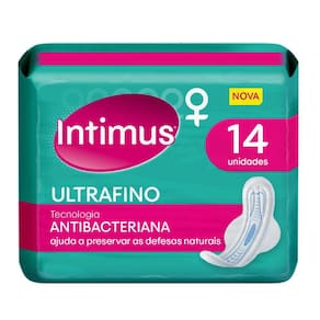 Absorvente Ultrafino Intimus Antibacteriano - 14 Unidades