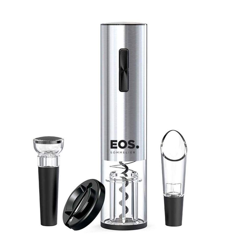 Abridor de Vinho Elétrico Inox EOS EAB02K a bateria