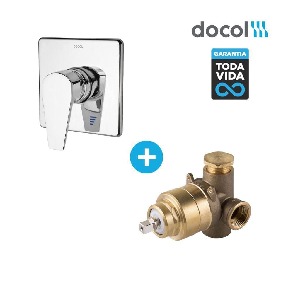 Kit Base Misturador Para Chuveiro com Acabamento 3/4 Lift Docol