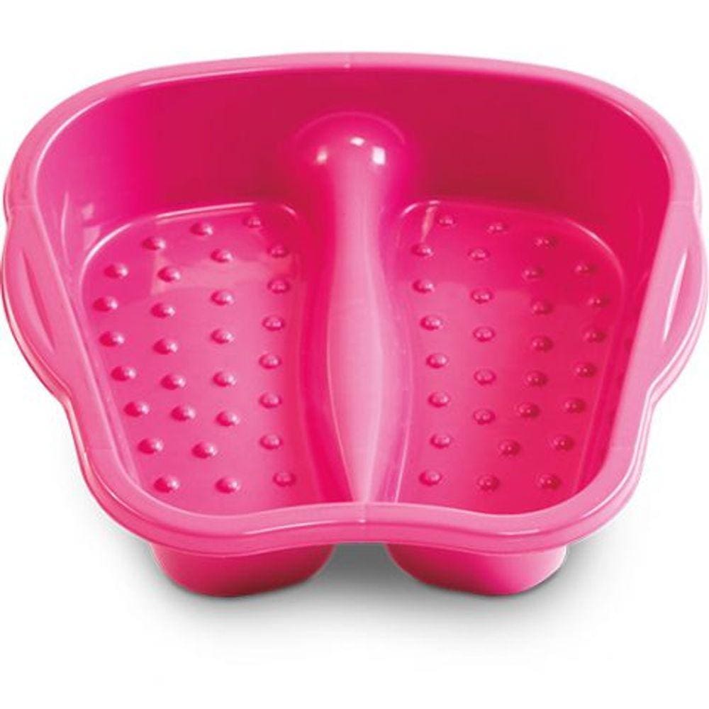 Bacia Para Pedicure De Plastico - Rosa