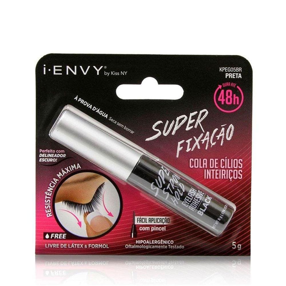 Cola Para Cílios First Kiss Preta 48 Horas