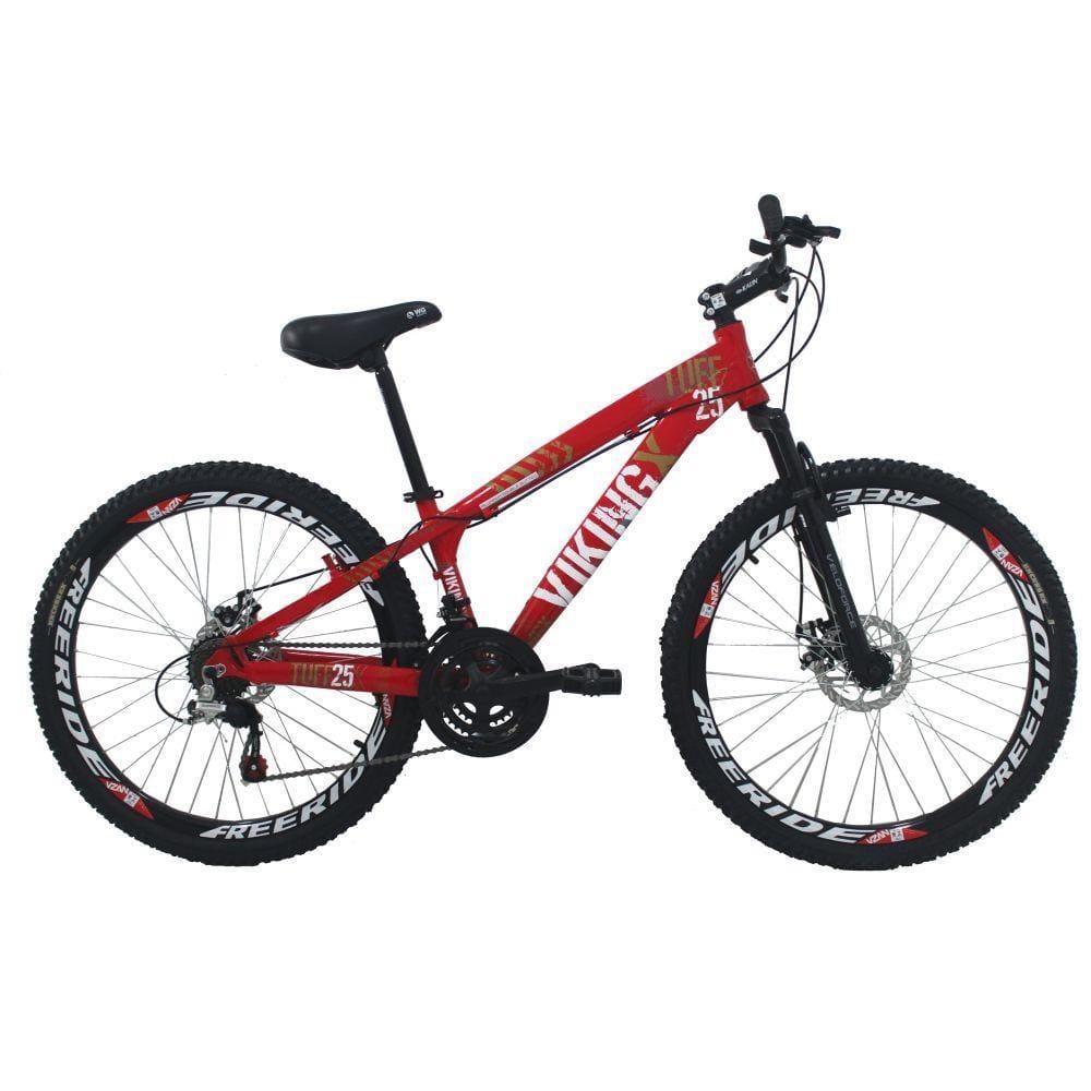 Bicicleta Freeride Aro 26 Freio a Disco 21 Vel. Viking X