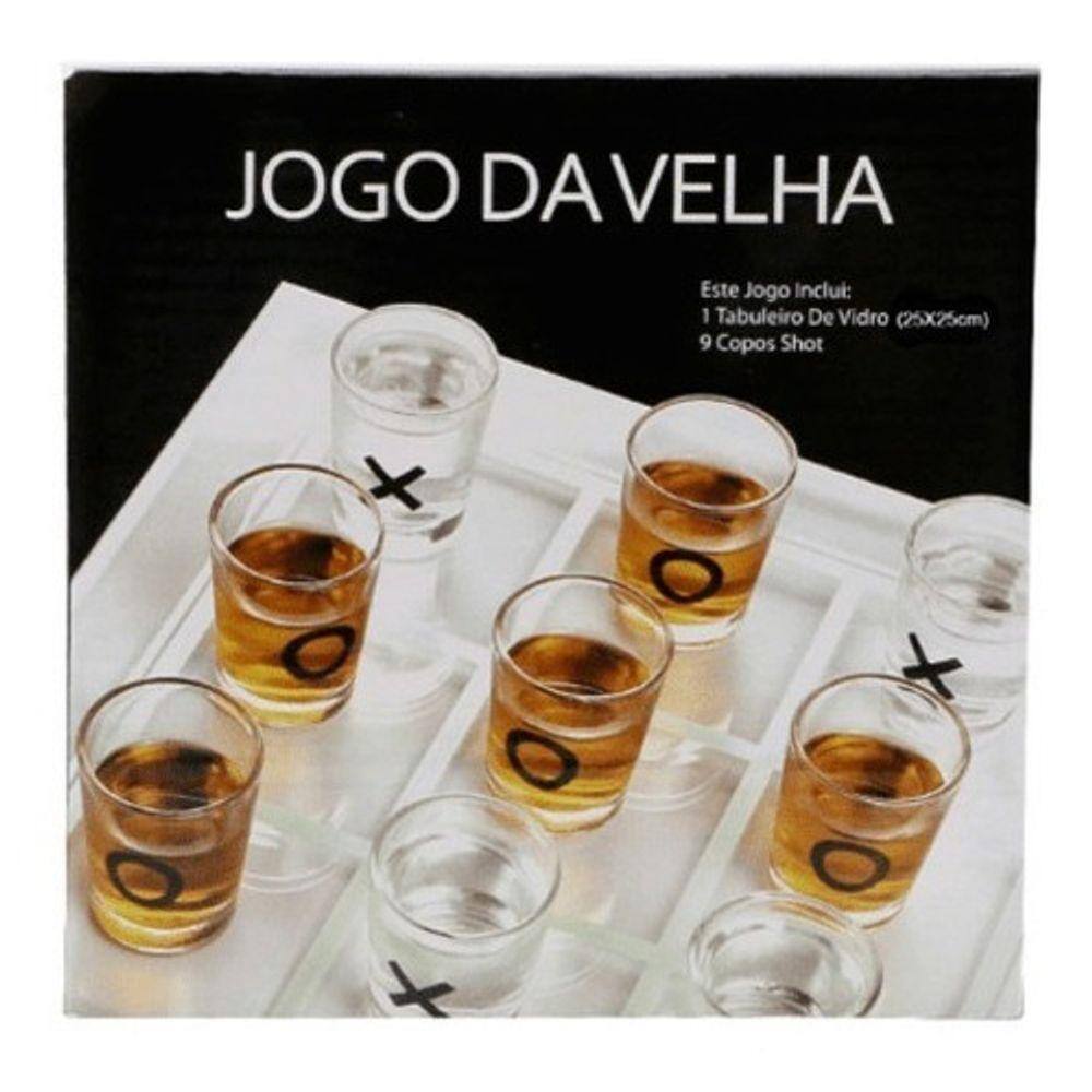 10 Peças jogo da velha para chá revelação