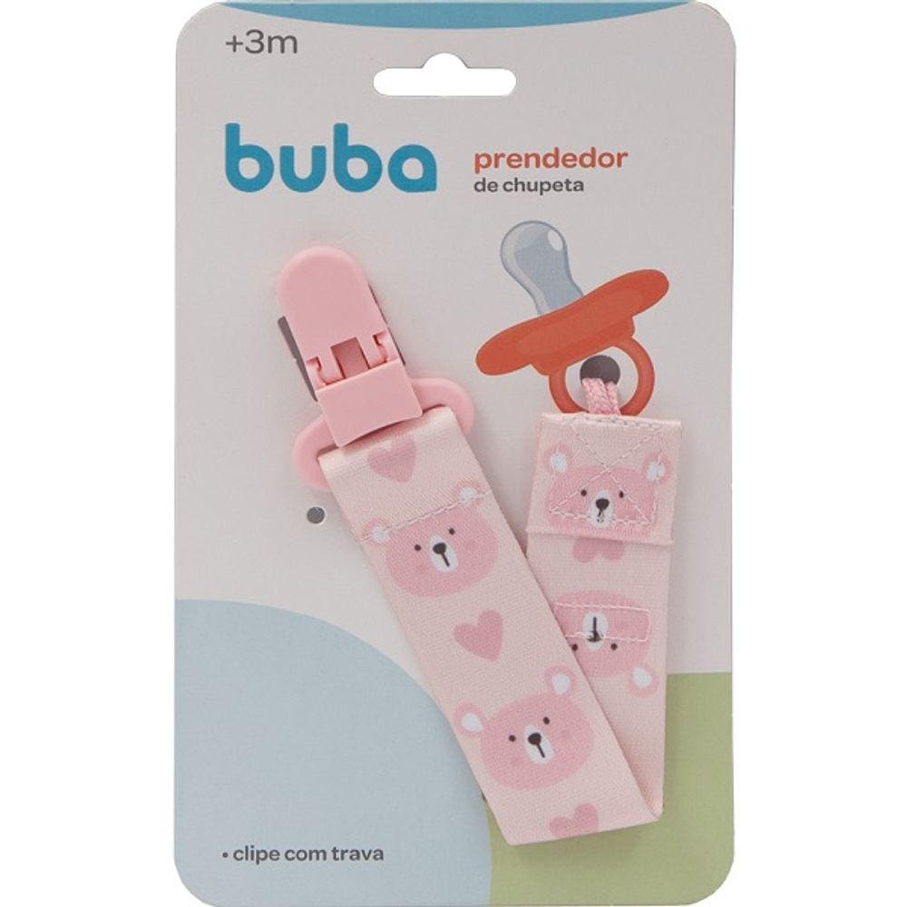 Prendedor de Chupeta Ursinho Buba