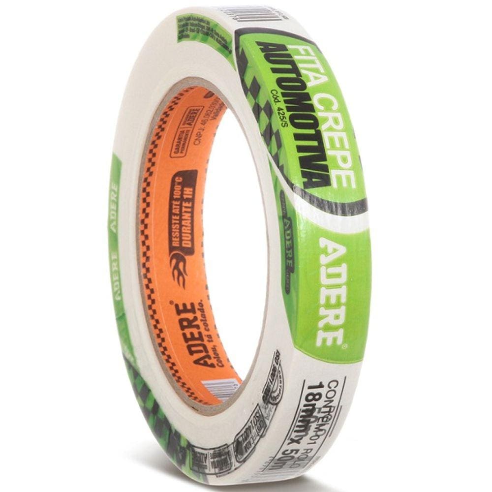 Fita Crepe Automotiva 425S 18MM X 50M Adere