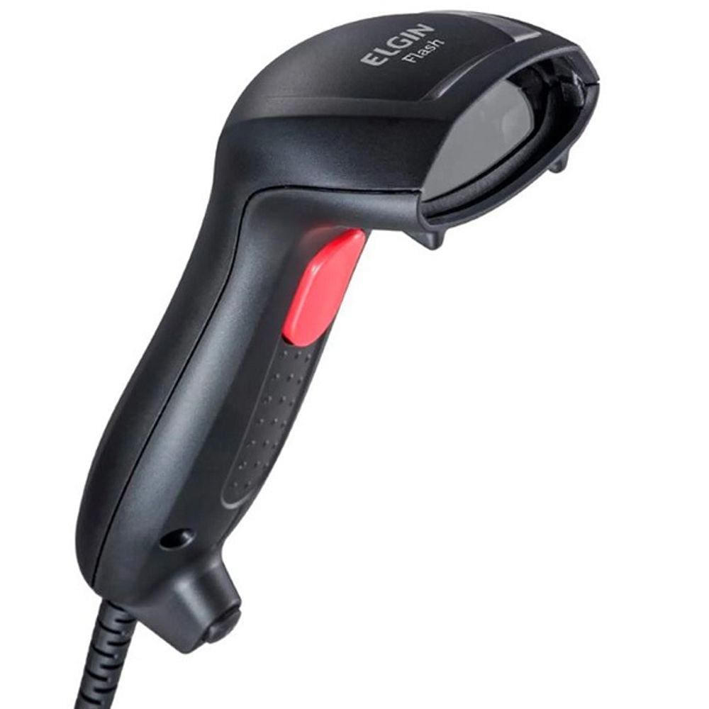 Leitor de Codigo de Barras CCD 1D ELGIN FLASH II USB Preto