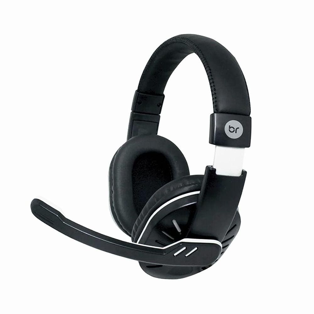 Headset Home Bright 181, Preto E Prata, Ideia Para Home Office