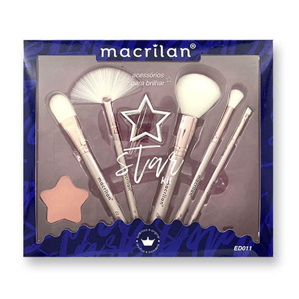 Kit Pinceis Macrilan Star Ed011