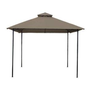Gazebo Pergolado Com Ventilação 295x295cm Taupe - Importado