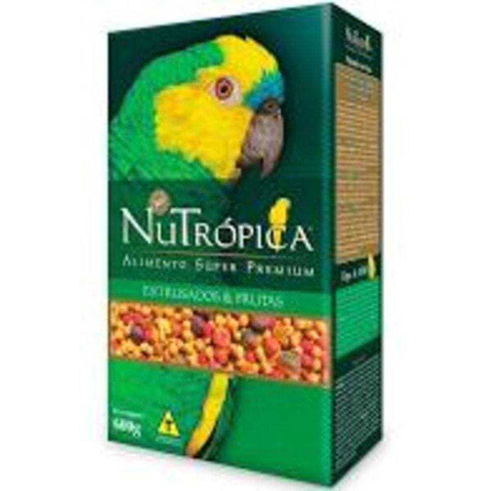 Ração Nutrópica Para Papagaio Sabor Frutas