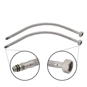 Engate Rabicho Par 80cm Monocomando Mangueira Grande Misturador Flexível Comprido Torneira Água Quente Fria Par Banheiro Cozinha