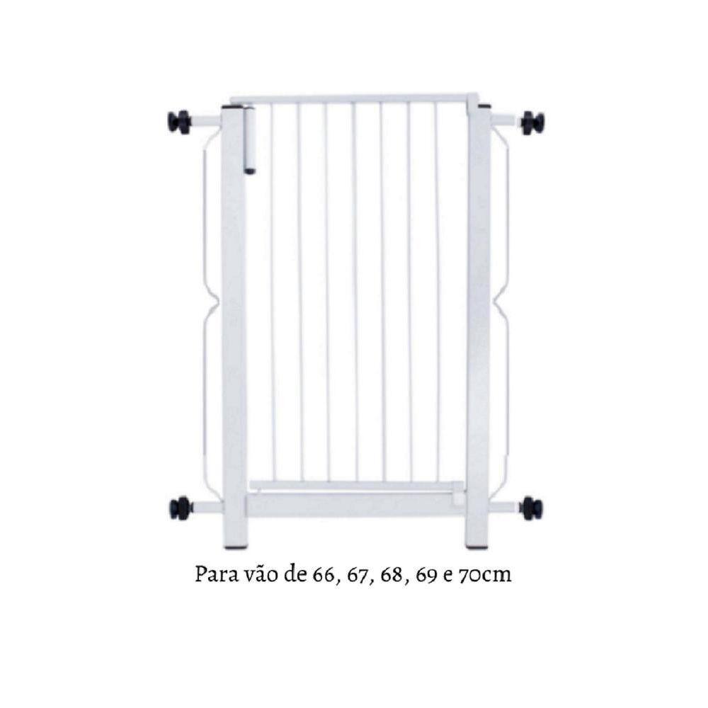 Grade de Proteção para Porta 70cm Branco Grade Master