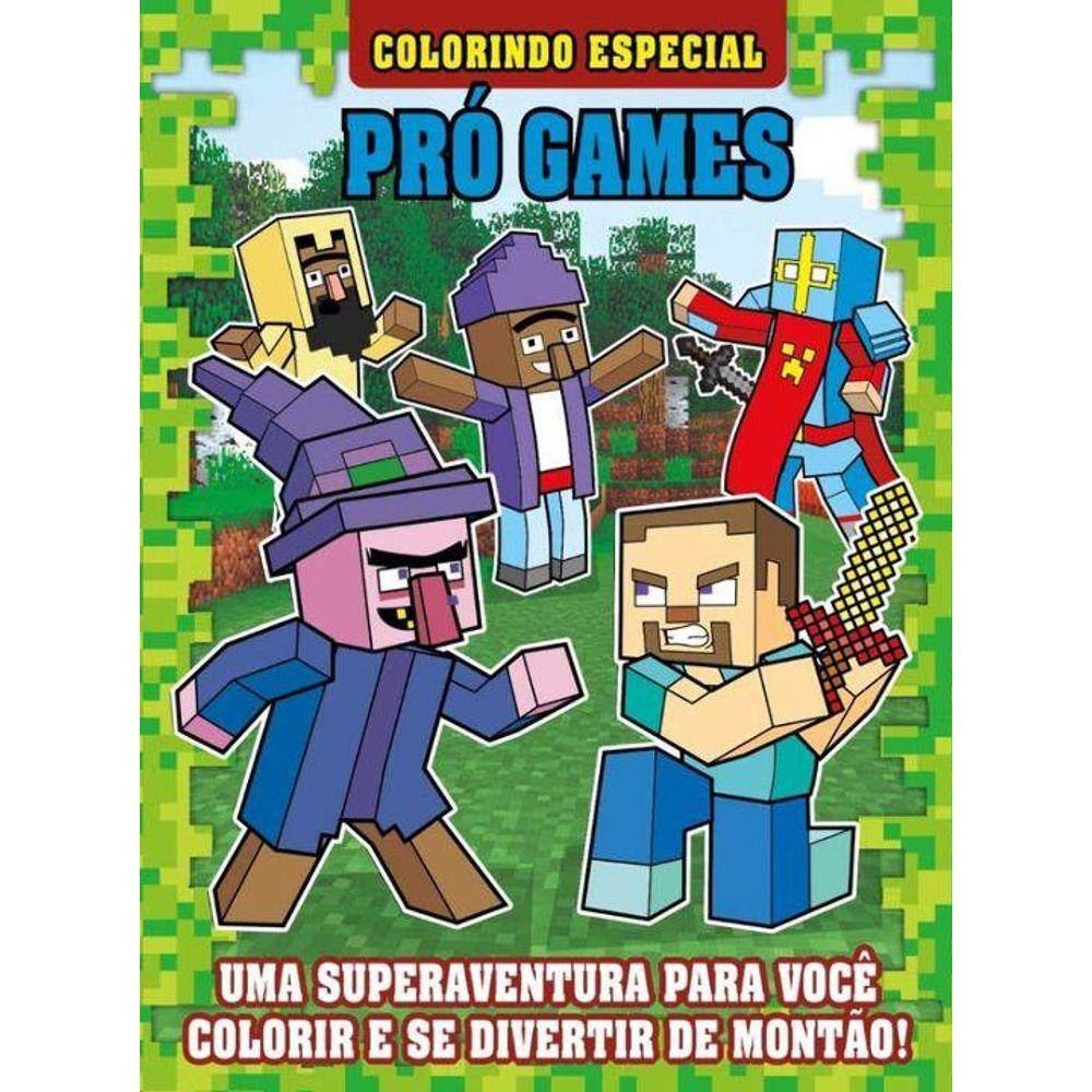 Revista para Colorir Minecraft