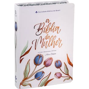 Bíblia da Mulher - Nova Edição azul branco