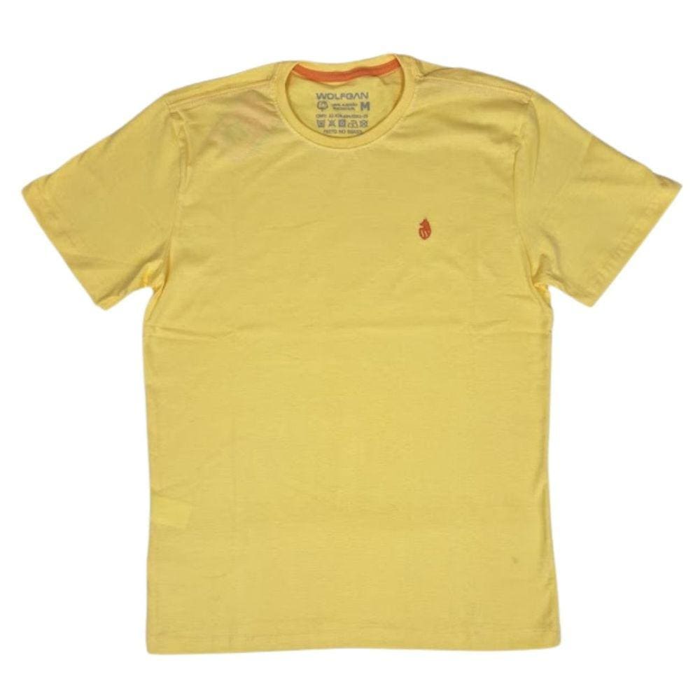 Camiseta Masculina Básica Algodão Premium Colors Wolfgan