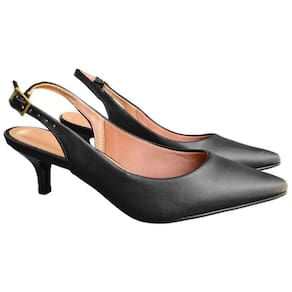 Sapato Scarpin Feminino Casual Social Bico Fino Salto Baixo Vizzano 1122.806