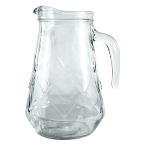 Jarra De Vidro Em Relevo 1,5 Litros Transparente Maracatu