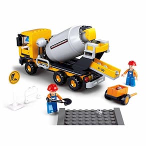 Blocos de Montar - Construção - Caminhão Betoneira - 248 pcs - Multikids