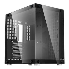Gabinete Gamer Motospeed Hyrax Preto Atx Vidro Temperado - Hgb700p