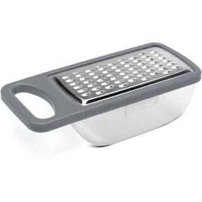 Ralador com Pote Coletor Brinox Top Pratic 13,5 X 6 X 4 cm Aço Inox