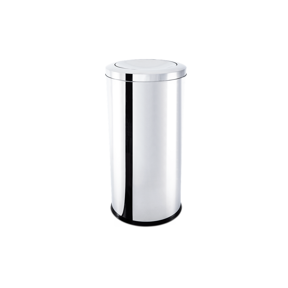 Lixeira com Tampa Basculante Brinox Decorline 64 L - Ø 35 x 70 cm Aço Inox