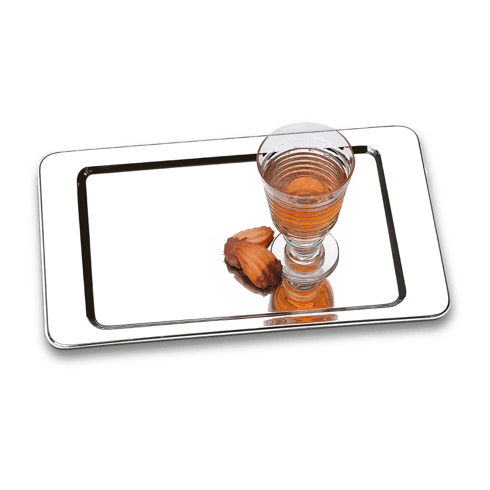 Bandeja Brinox Átina 37 x 23 cm Aço Inox