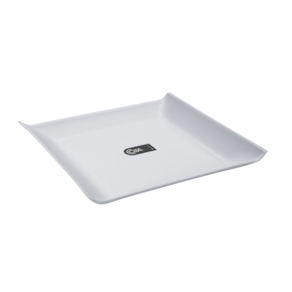 Prato Quadrado Grande Coza Cozy 20,6 x 20,6 x 2,6 cm Branco