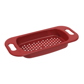 Escorredor para Pia Coza Basic 47,2 x 21,2 x 6,3 cm Vermelho Bold