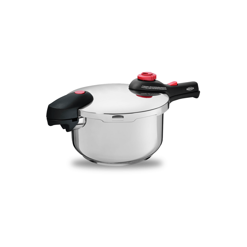 Panela de Pressão Brinox Supra 6 L - Ø 22 x 25 cm Aço Inox