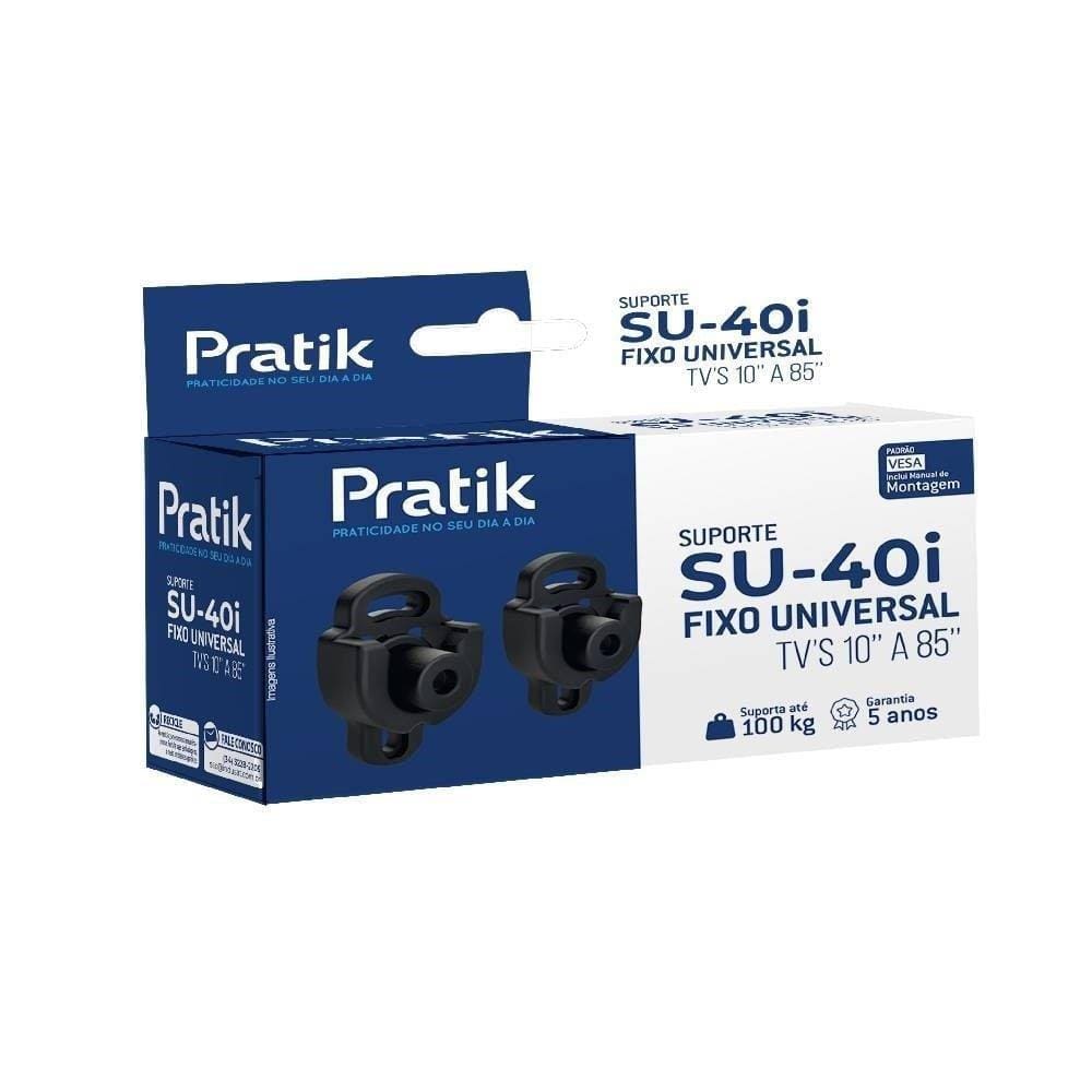 Suporte para TV Pratik Universal ABSSU.40I, 10 a 85 Polegadas