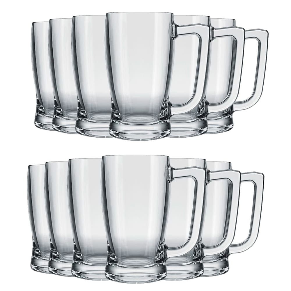 Jogo de Caneca para Chopp 340ml com 12 Taberna Nadir Figueiredo