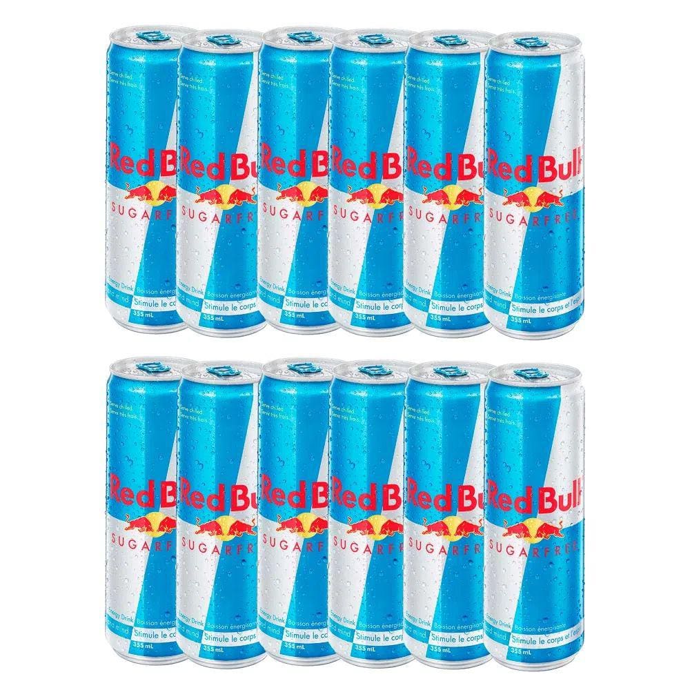 Kit 12 Energético Red Bull Sugarfree 355ml
