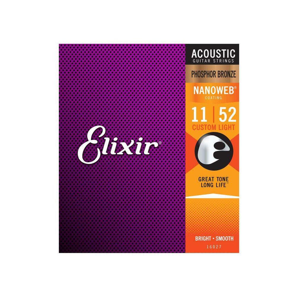 Encordoamento Violão Elixir Phosphor  Nanoweb 011 052 16027