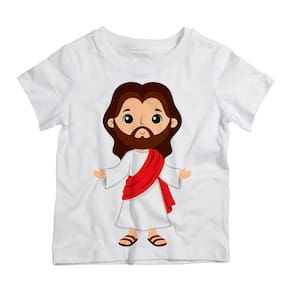 Camiseta infantil Jesus Cristo Desenho