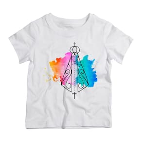 Camiseta infantil Nossa Senhora da Aparecida Colorida