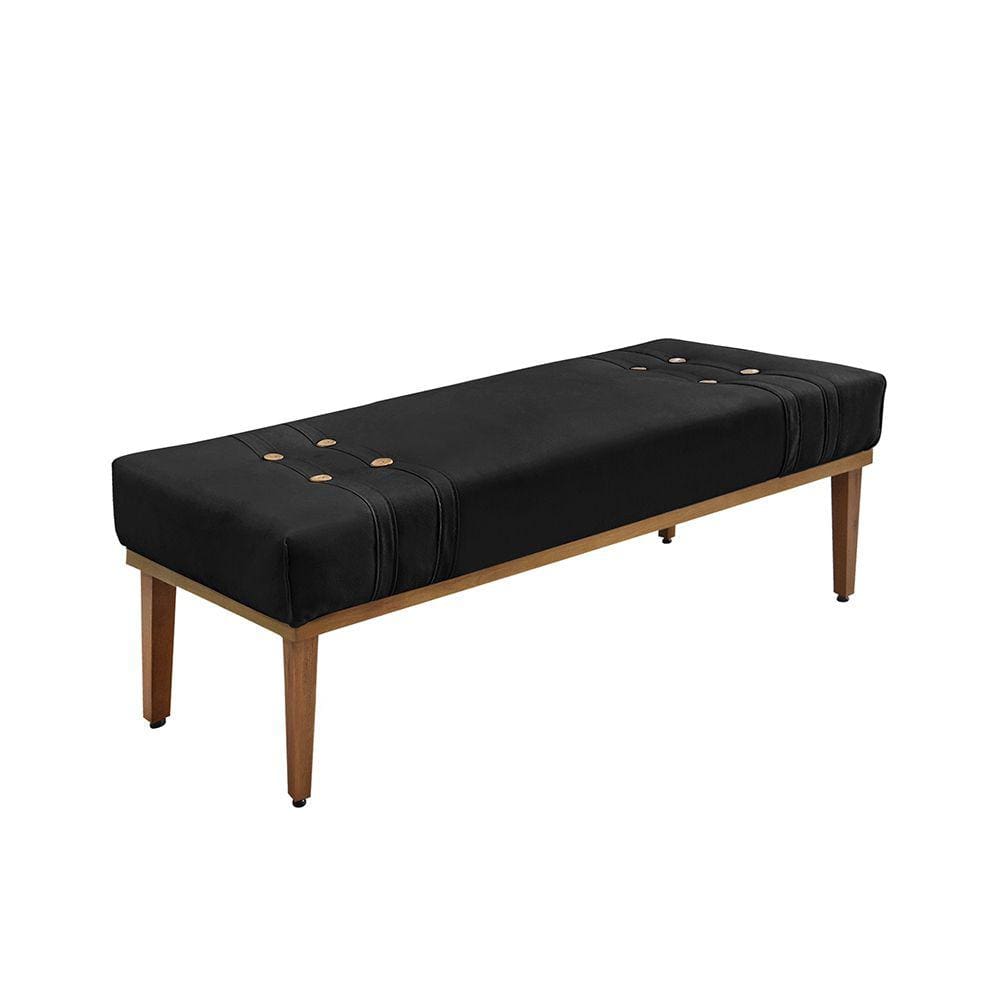 Recamier Genova 90 cm Luxo Suede com Madeira Maciça - SSX Multicoisas