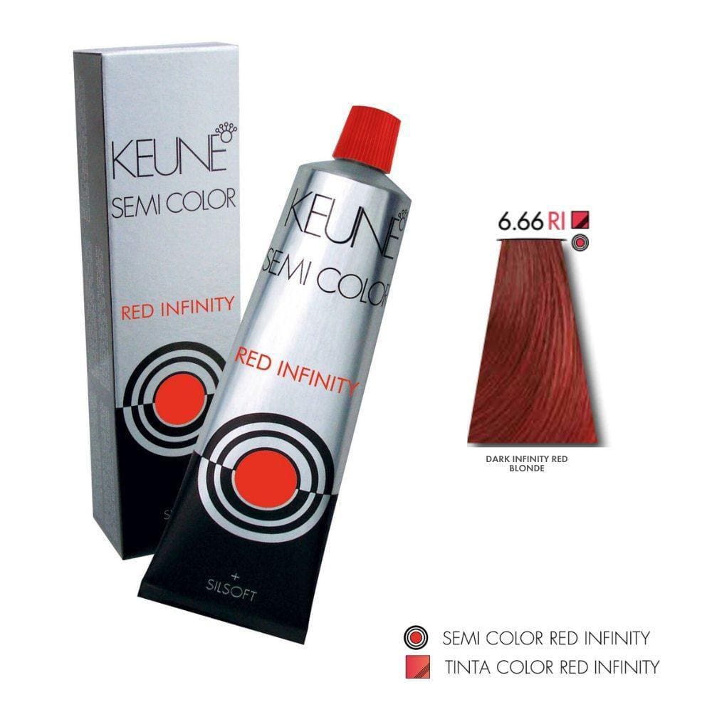 Tinta Semi Color Keune 6.66 RI Dark Infinity Red Blonde 60ml