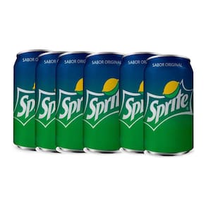 Kit 6 Refrigerante Sprite Lata 350ml